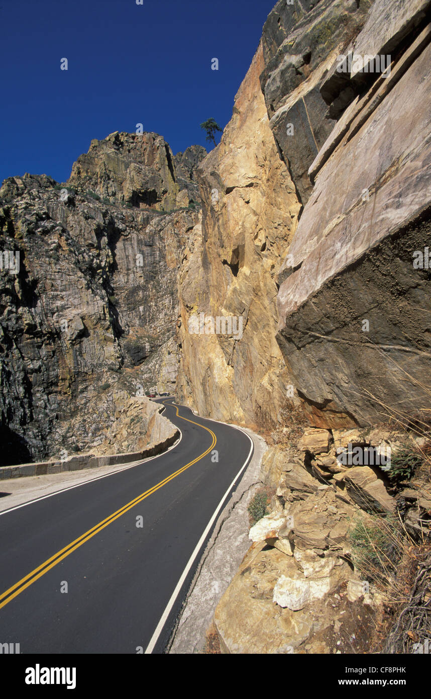 Road, Kings Canyon, National Park, Sequoia, National Forest, California