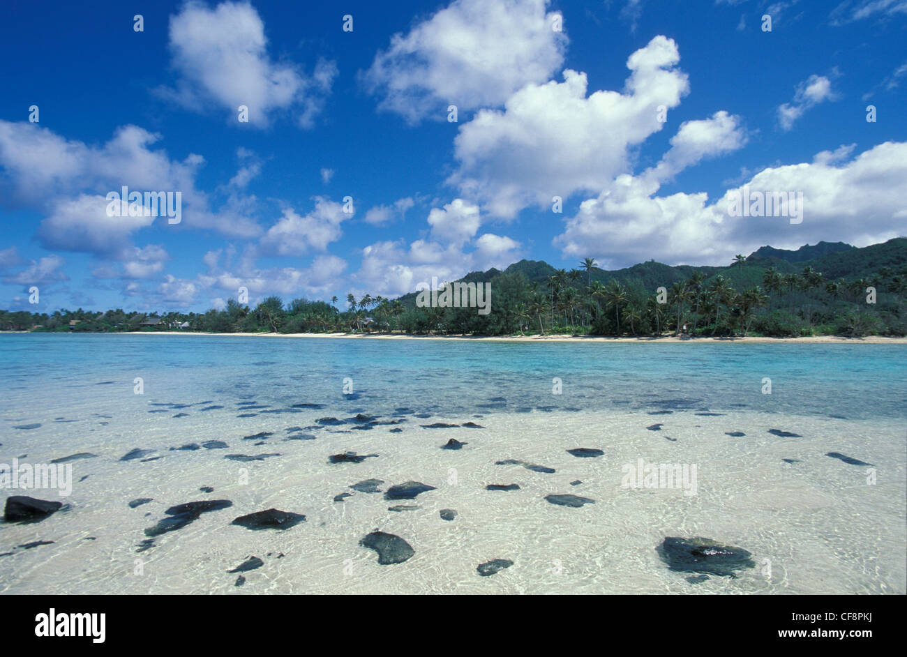 Muri Beach, Rarotonga, Cook Islands, Pacific Ocean, sea, South Pacific ...