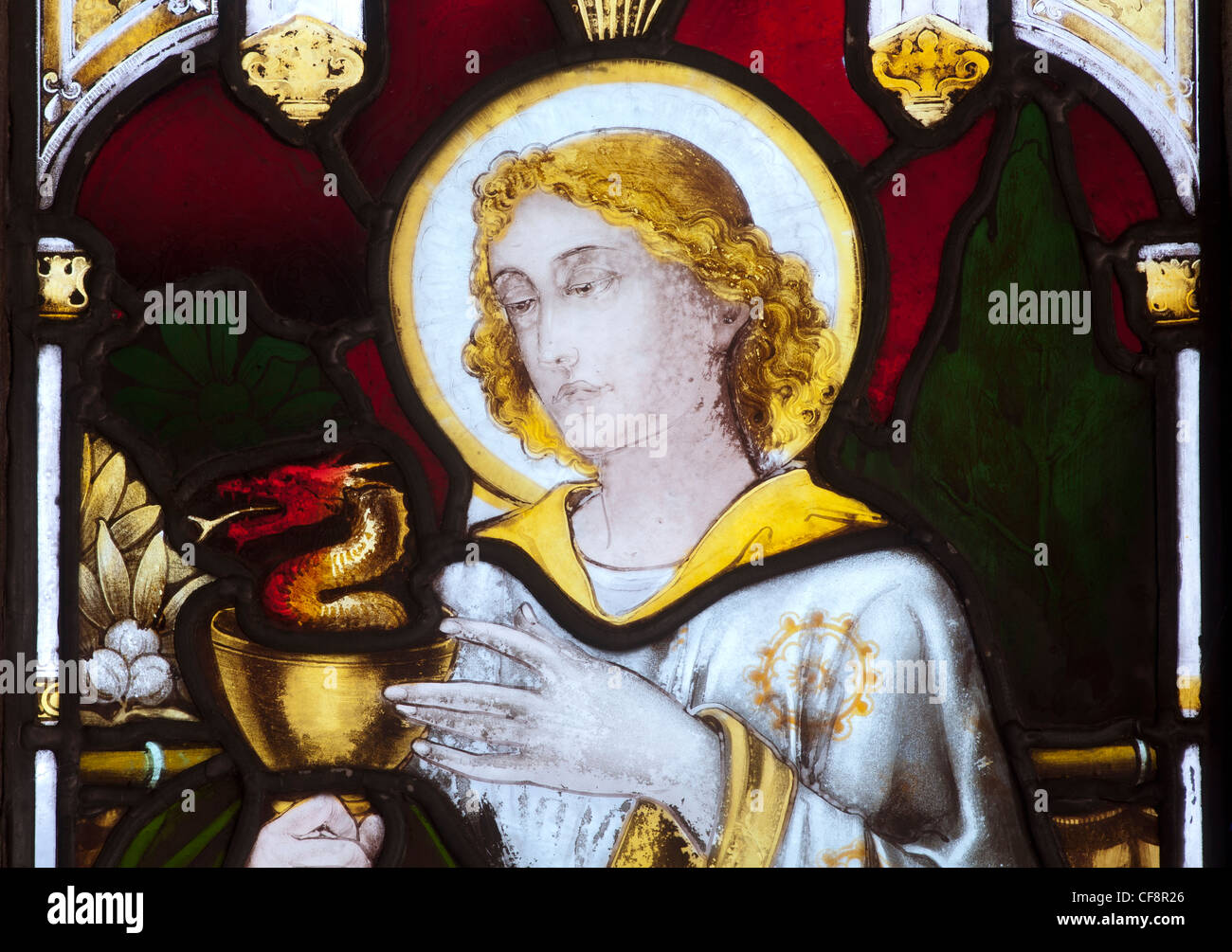 Stained glass snake hi-res stock photography and images - Alamy