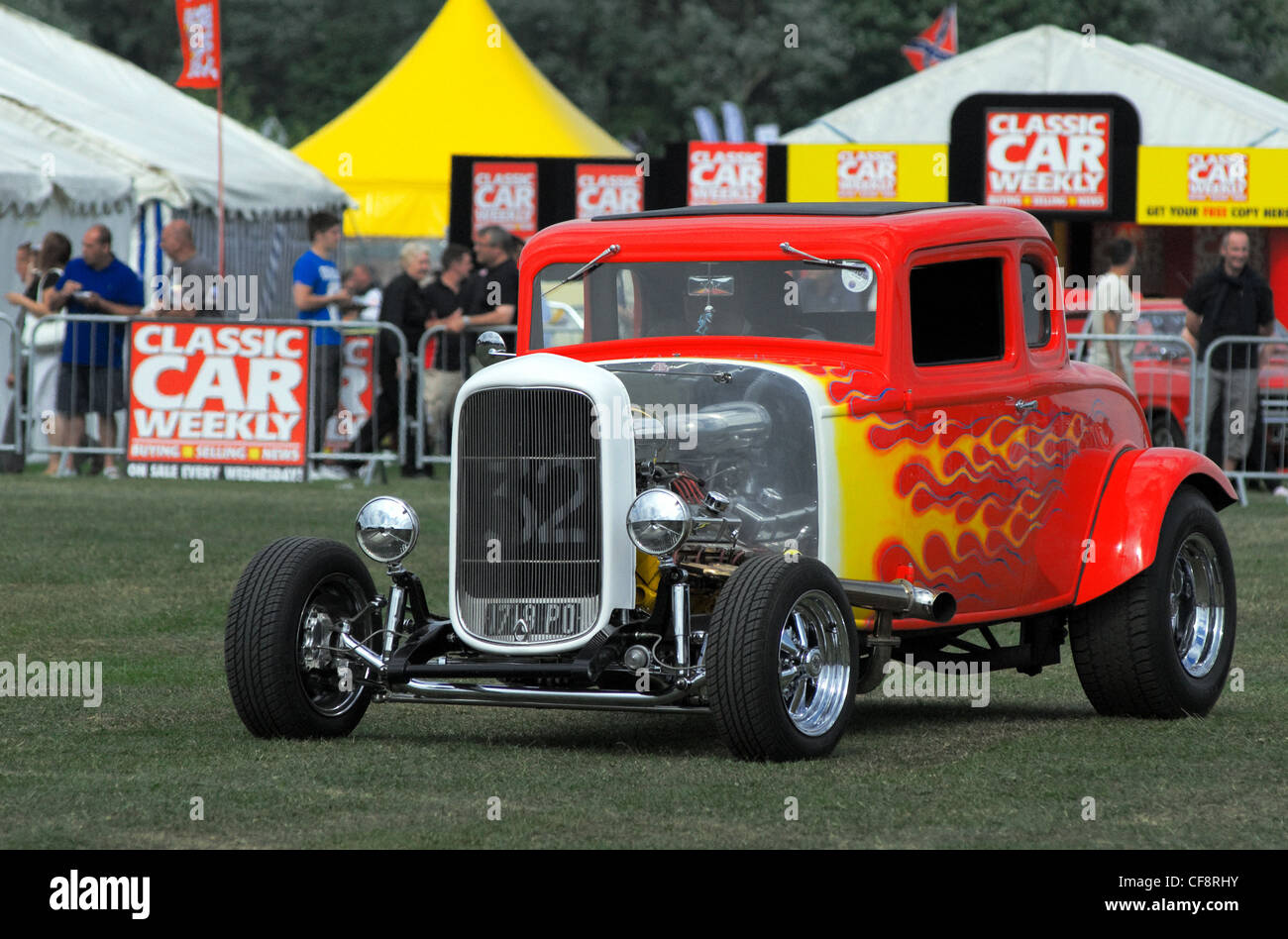 Classic car show, Hot Rod, Hayes, Kent, United Kingdom. Stock Photo