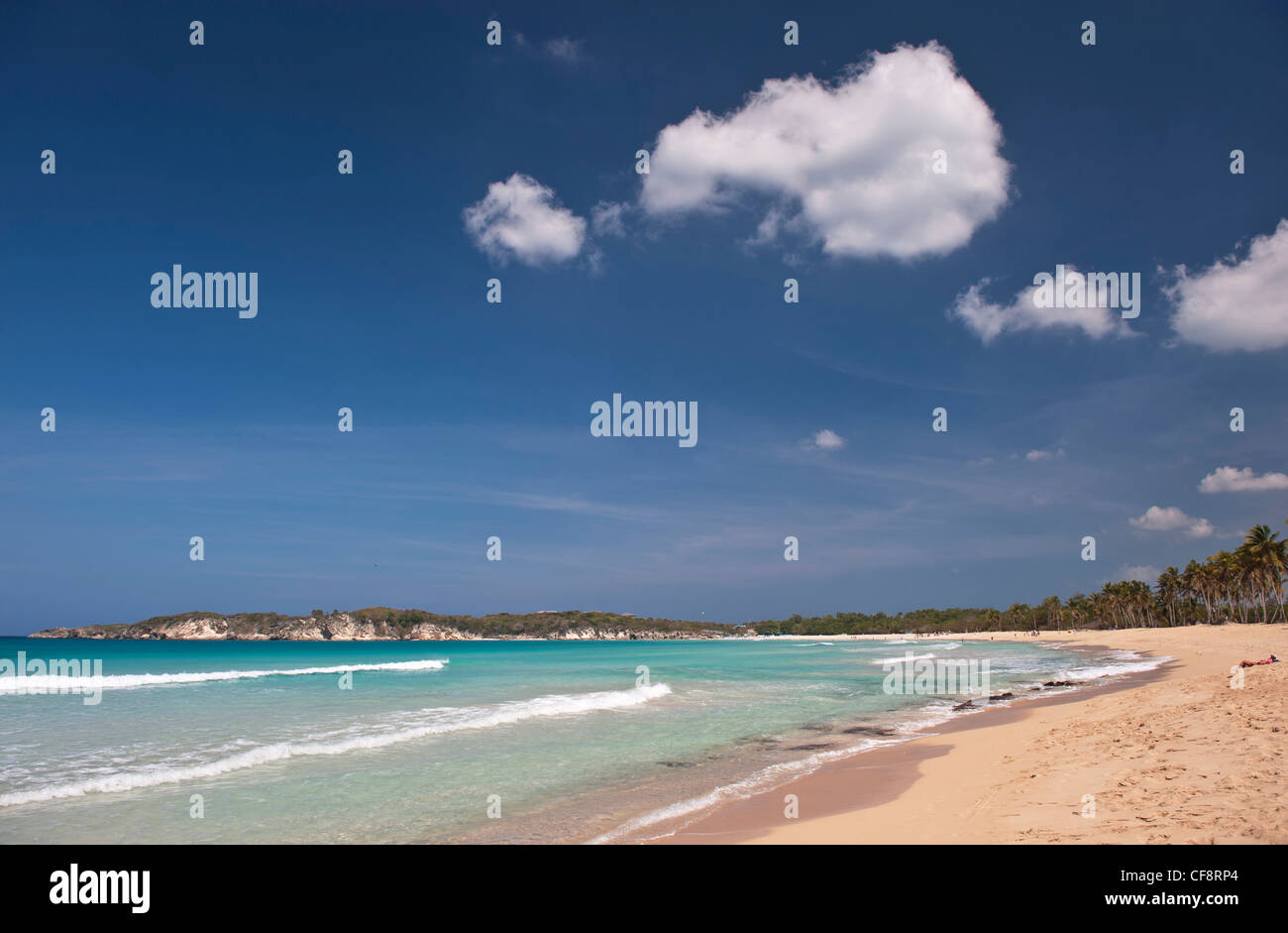 El Macao, Beach, Punta Cana, Altagracia, Dominican Republic, Caribbean, sea, coast Stock Photo