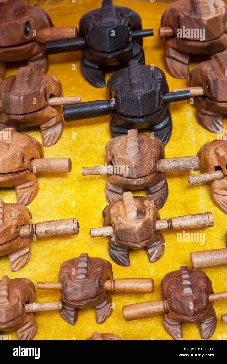 Souvenirs for sale along the famous West Street in Yangshuo China Stock Photo