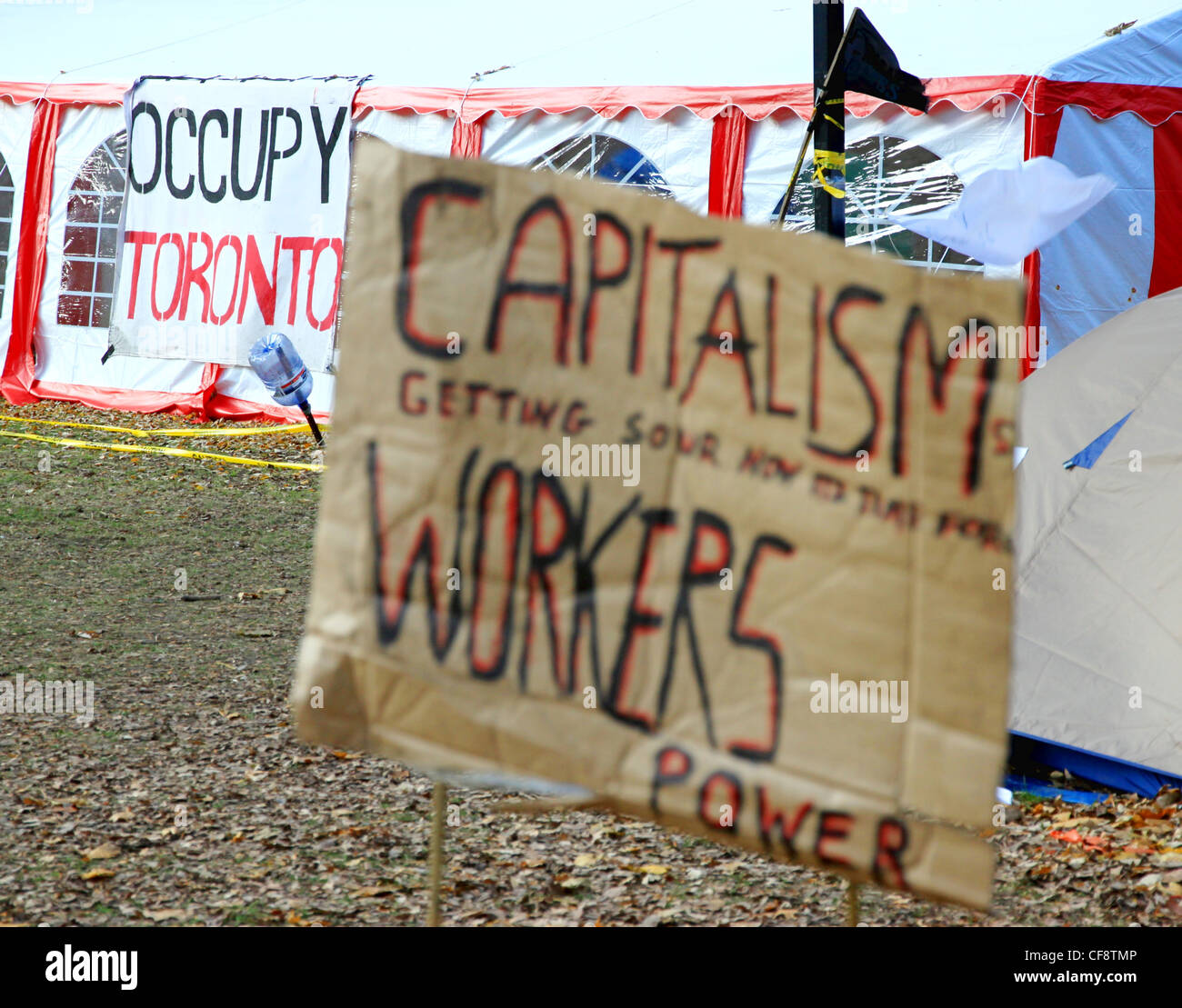 Occupy Movement Stock Photo