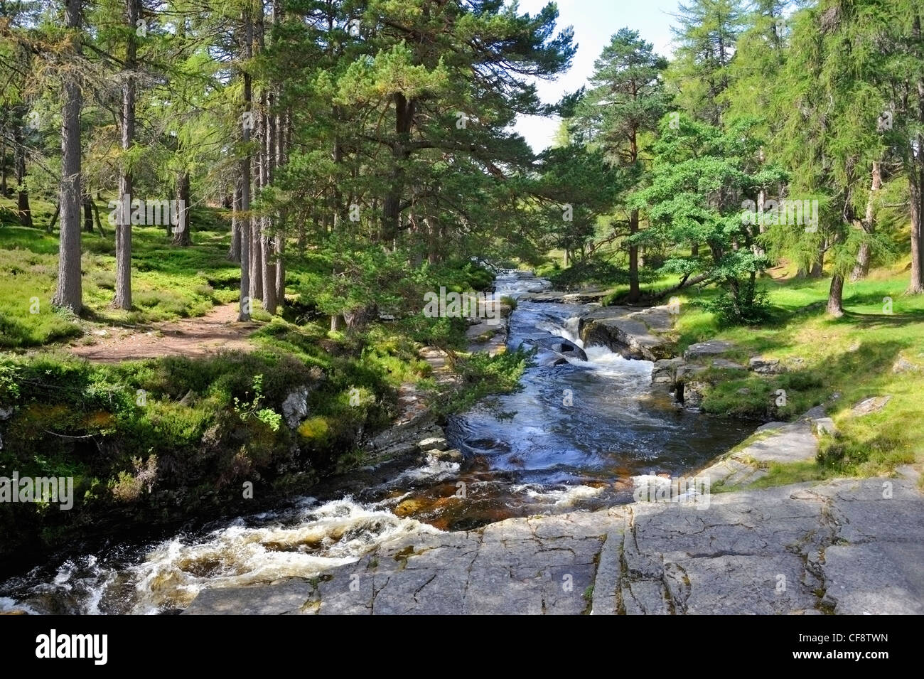 The Punch Bowl, Linn of Quoich. Mar Lodge Estate, Braemar, Royal