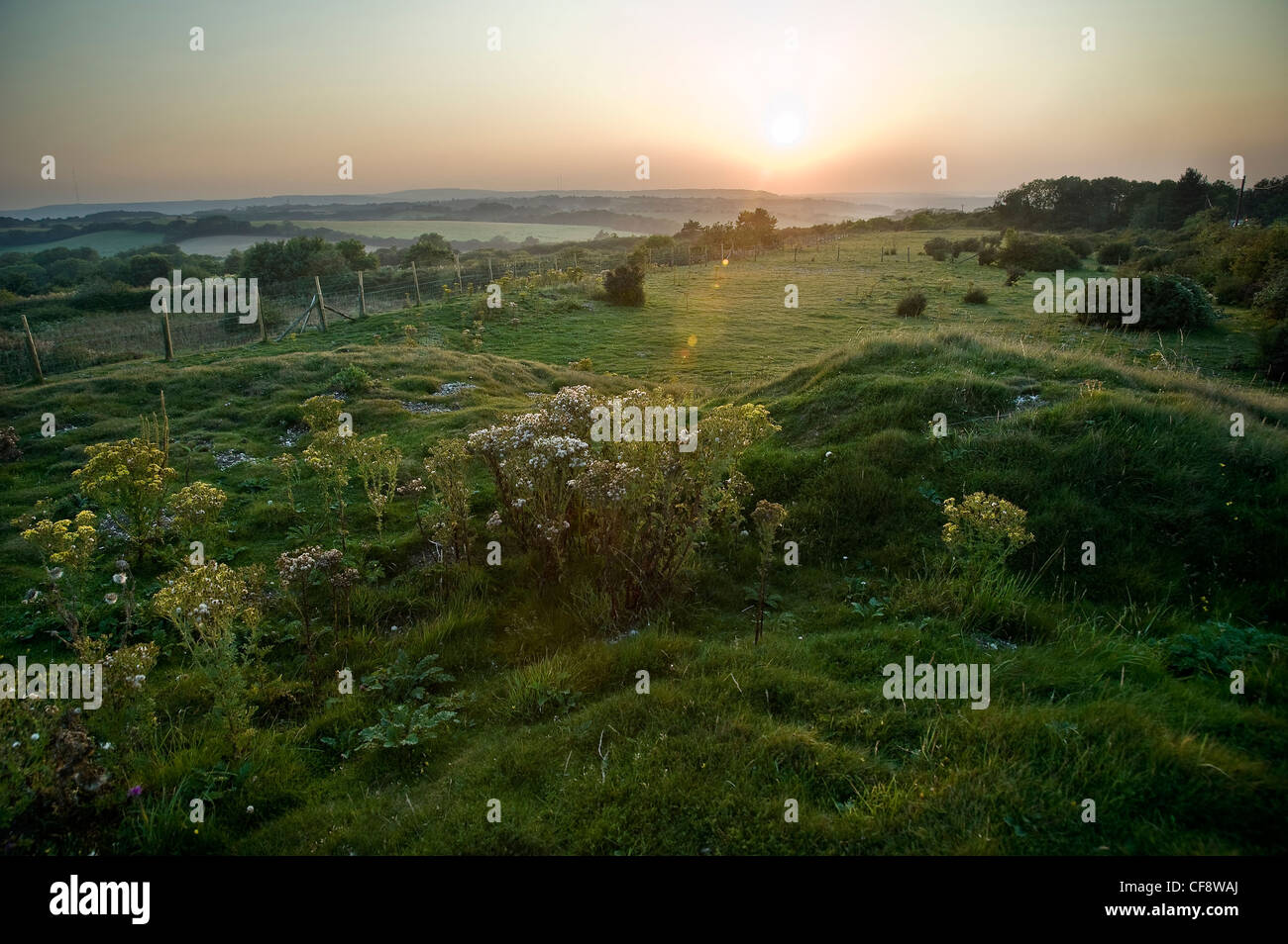 Bronze age round barrow on hires stock photography and images Alamy