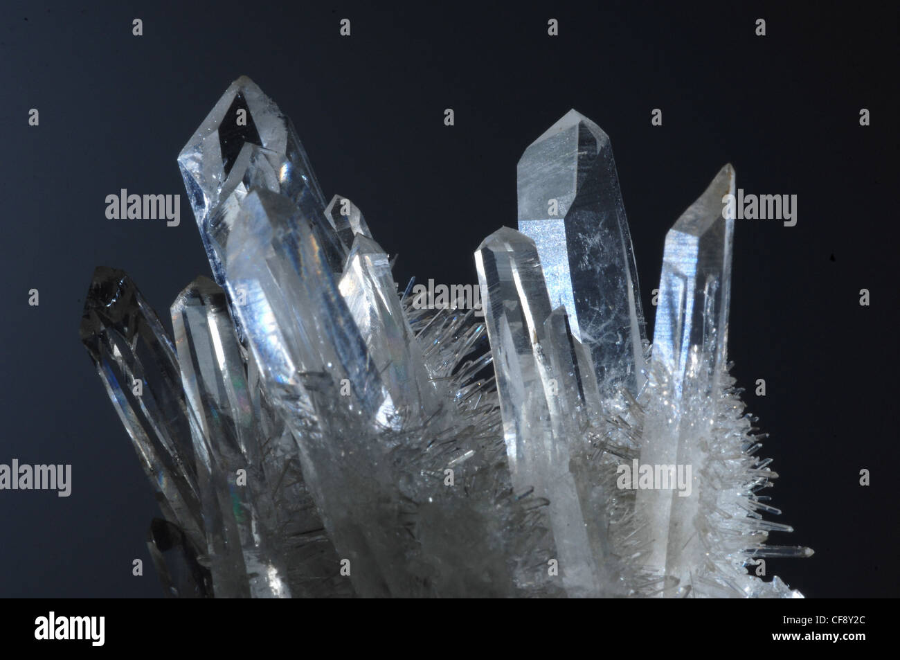 Jewellery, rock crystal, crystallized quartz, Switzerland, crystal