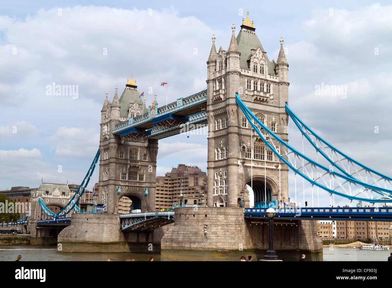 the famous tower bridge in london, england. Stock Photo