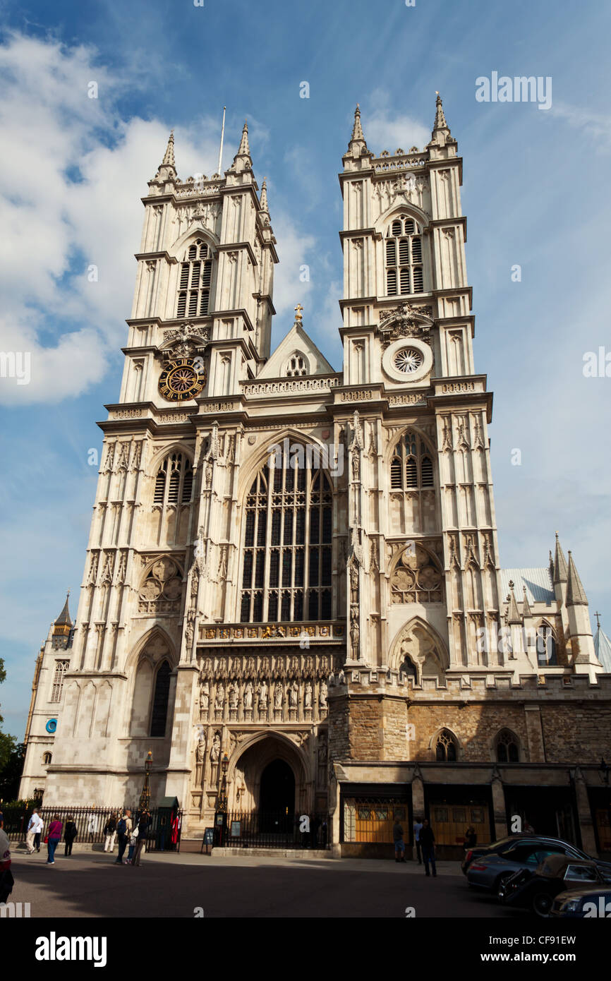 the westminster abbey in london (england) is one of the most beautiful churches in the city Stock Photo