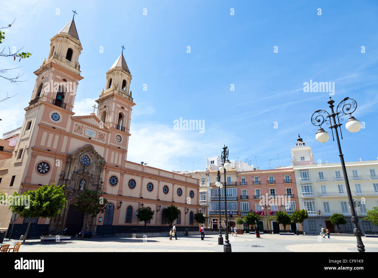 the city of cadiz in andalusia, spain. spain's oldest settlement. Stock Photo
