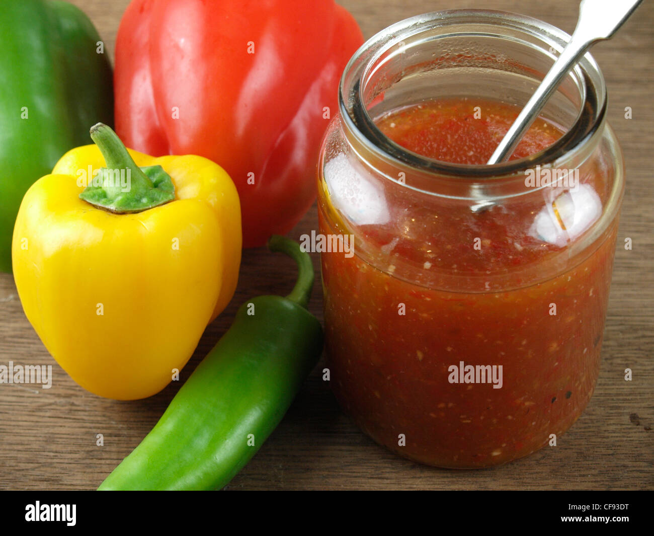 Sweet Chili Sauce Stock Photo Alamy