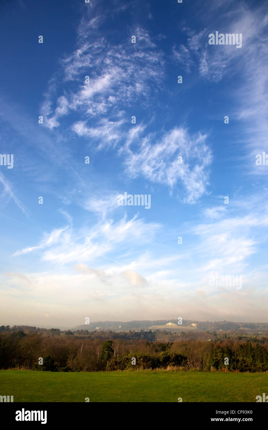 Reigate Heath and the Surrey Hills and Boxhill Stock Photo Alamy