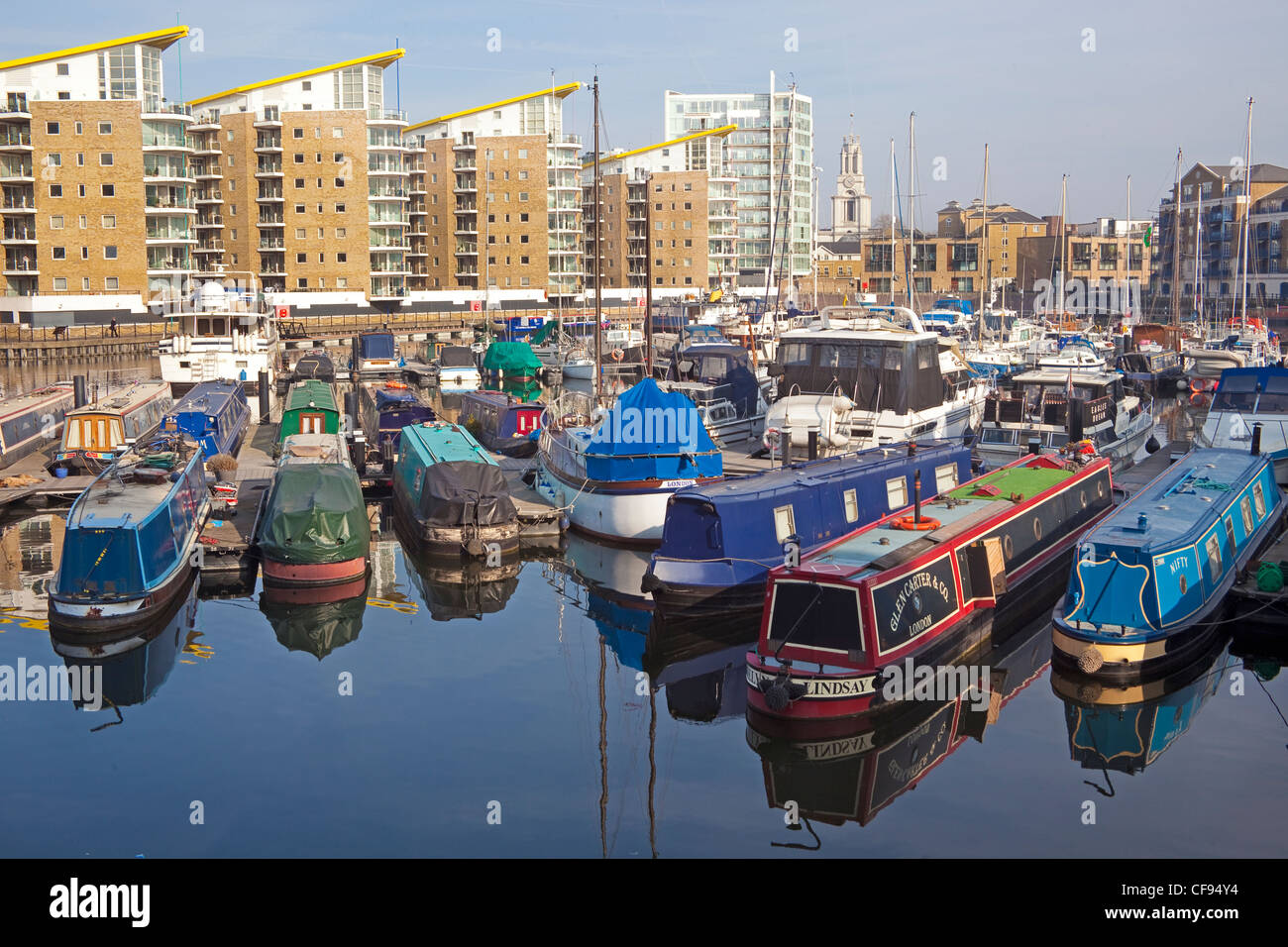 London, Limehouse Limehouse Basin March 2012 Stock Photo Alamy