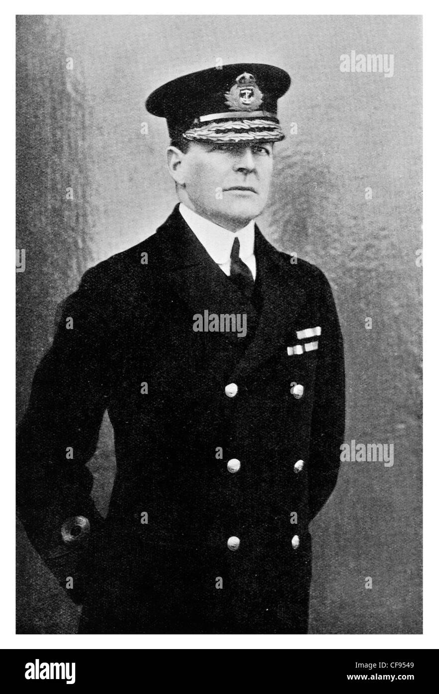 Admiral of the Fleet David Richard Beatty, 1st Earl Beatty PC, GCB, OM, GCVO, DSO Royal Navy officer Stock Photo