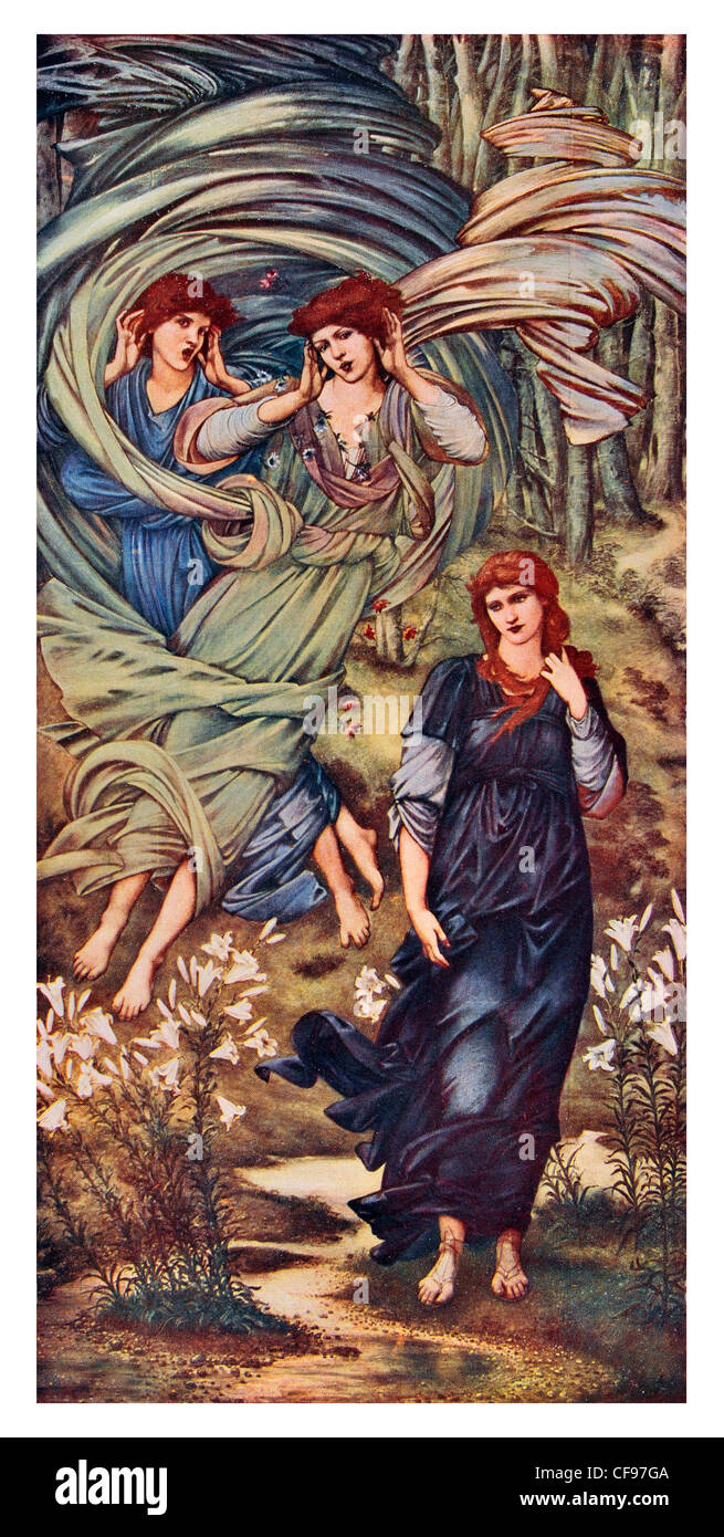 Sponsa de Libano by Sir Edward Burne Jones Stock Photo