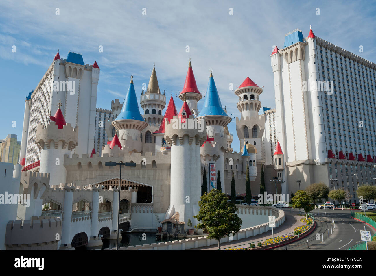 Excalibur Hotel and Casino on The Strip or Las Vegas Boulevard, USA Stock Photo