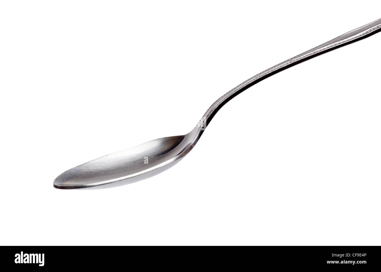Empty spoon Stock Photo