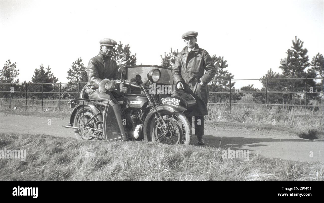 Matchless Motorcycle And Sidecar