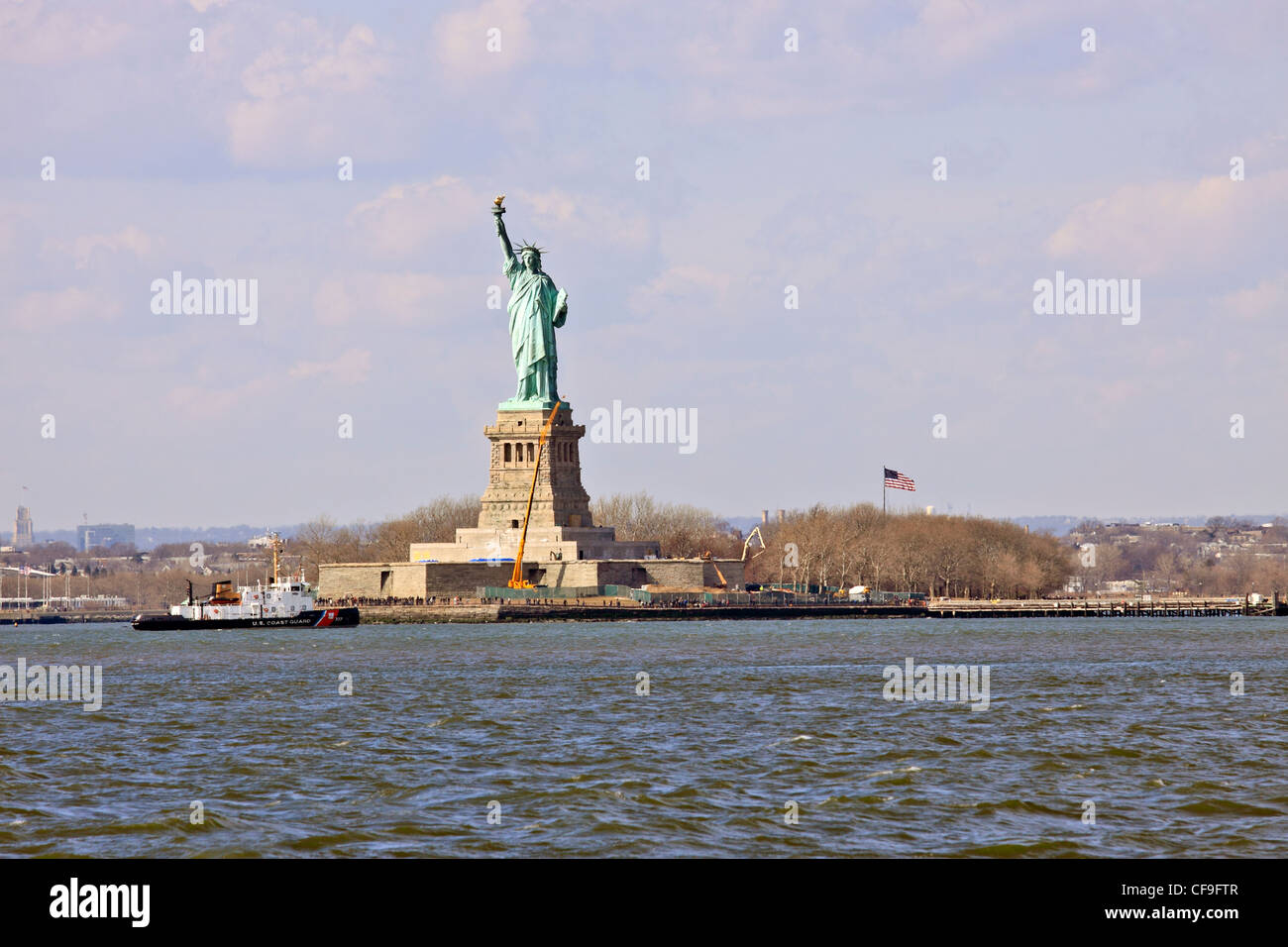 Statue of Liberty New York harbor Stock Photo