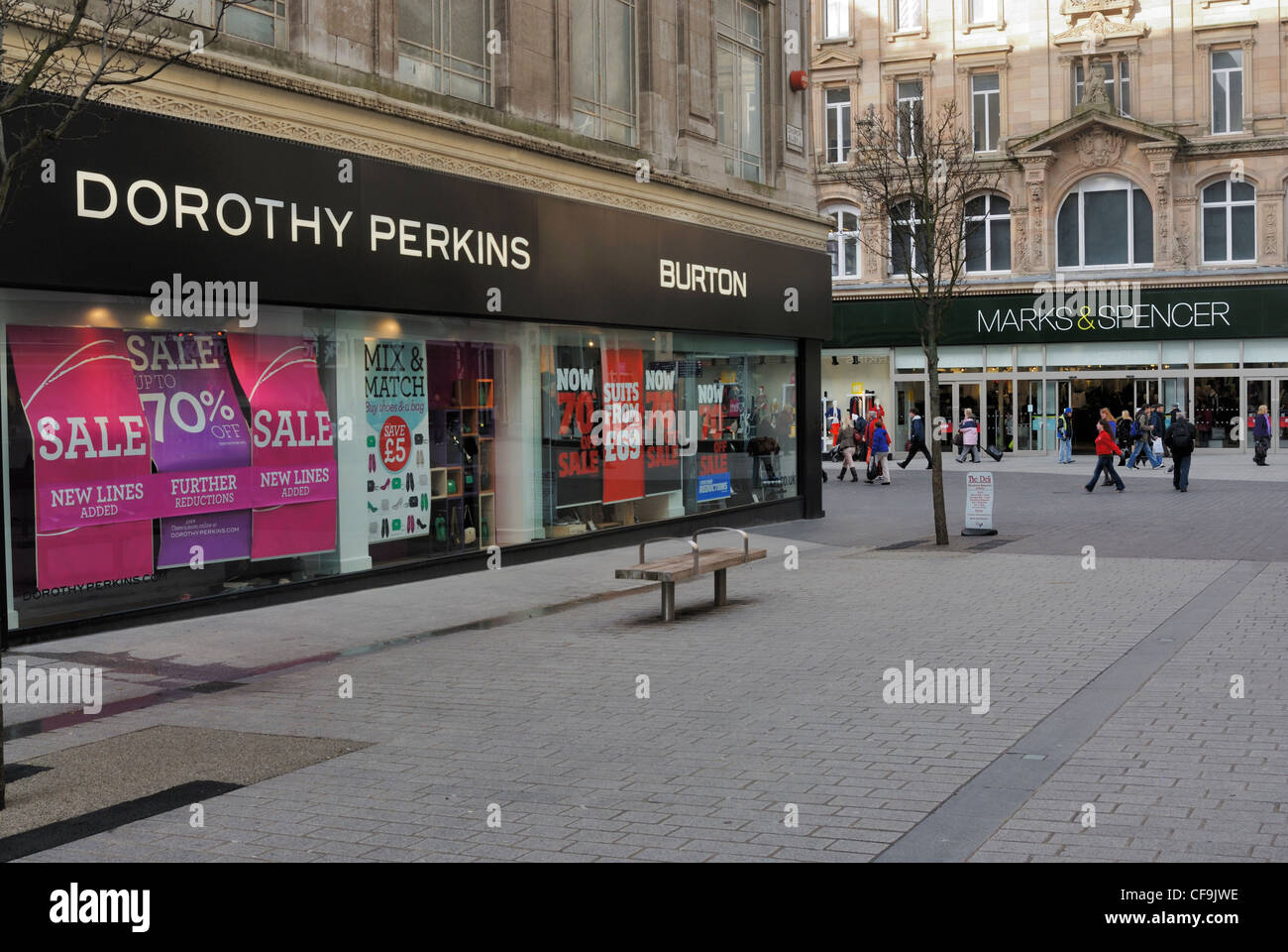 Dorothy Perkins & Burtons shop in Liverpool city centre on Church Street  Stock Photo - Alamy