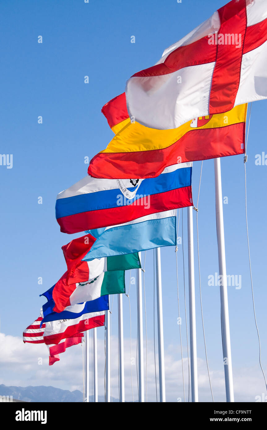 World flags flying hires stock photography and images Alamy