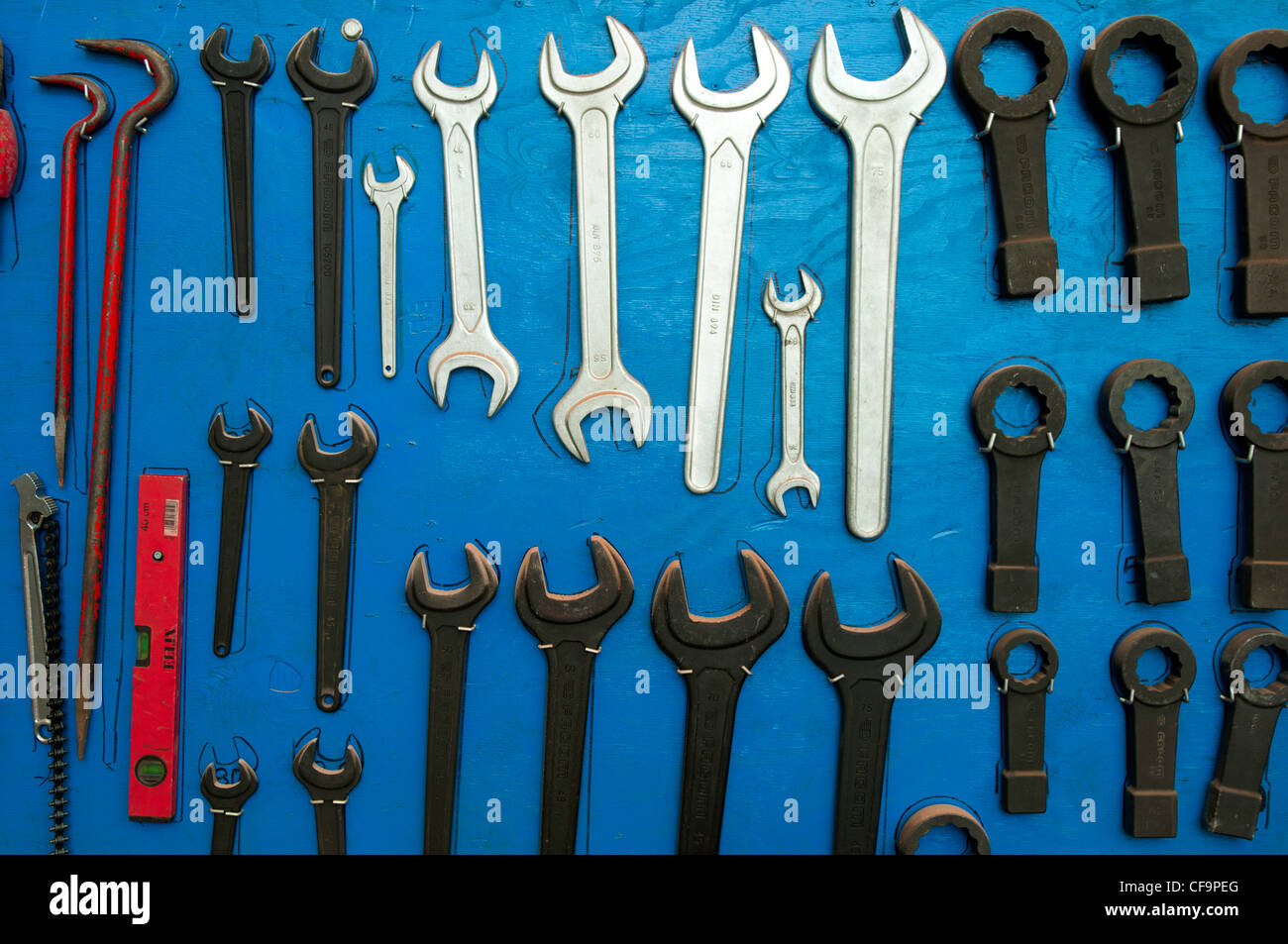 Monkey wrenches in a Stock Photo Alamy