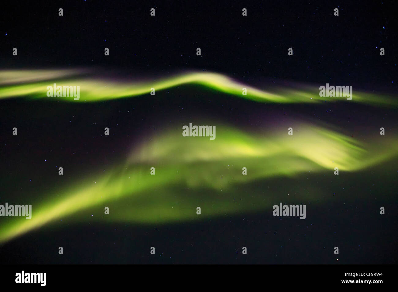 Solar storm explosion, Northern Lights in the arctic Alaska winter sky ...