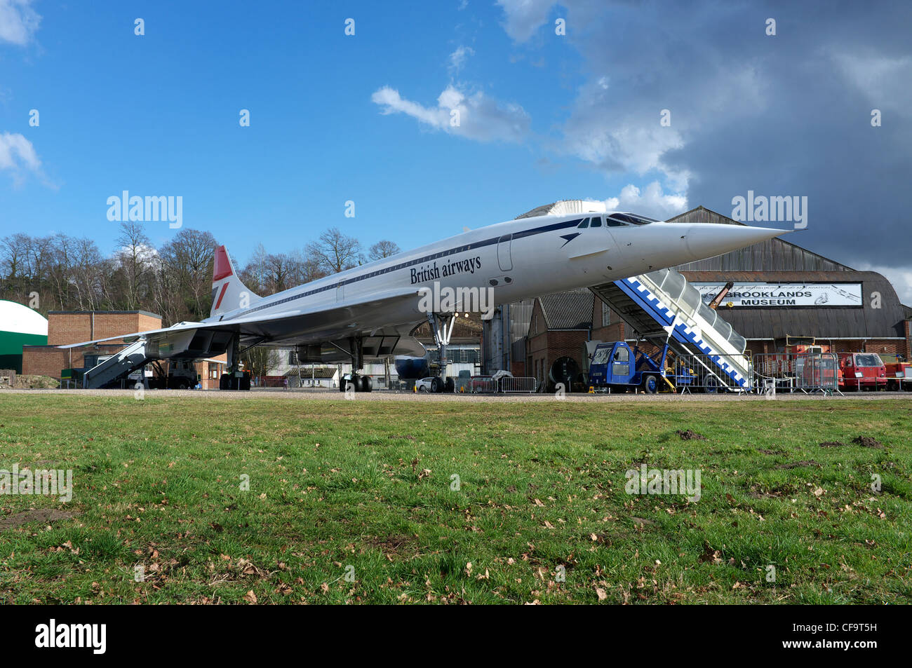 Concorde G-BBDG at Brooklands Museum. Stock Photo