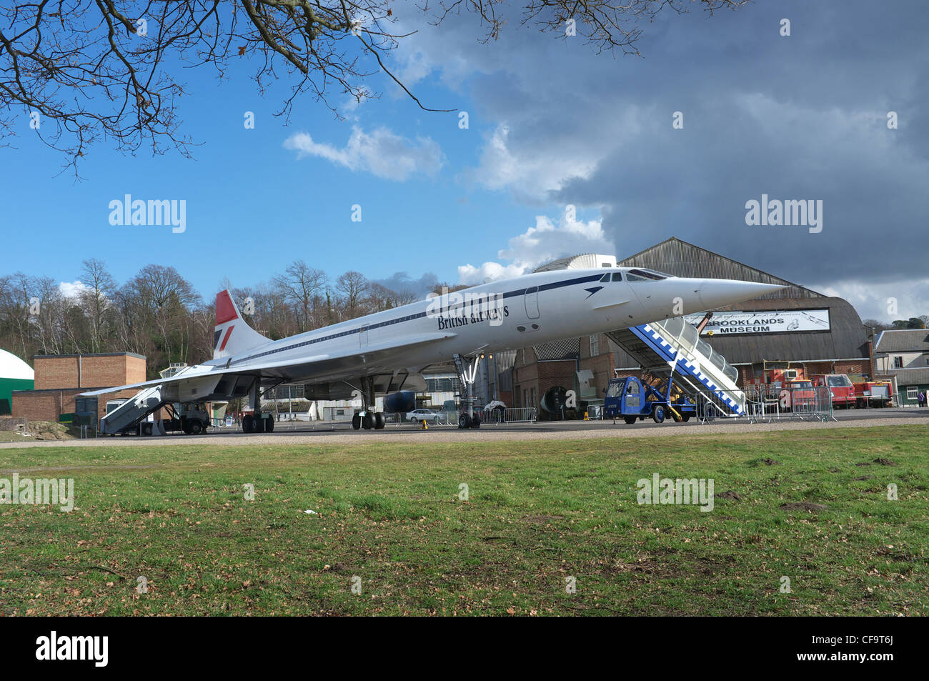 Concorde G-BBDG at Brooklands Museum. Stock Photo