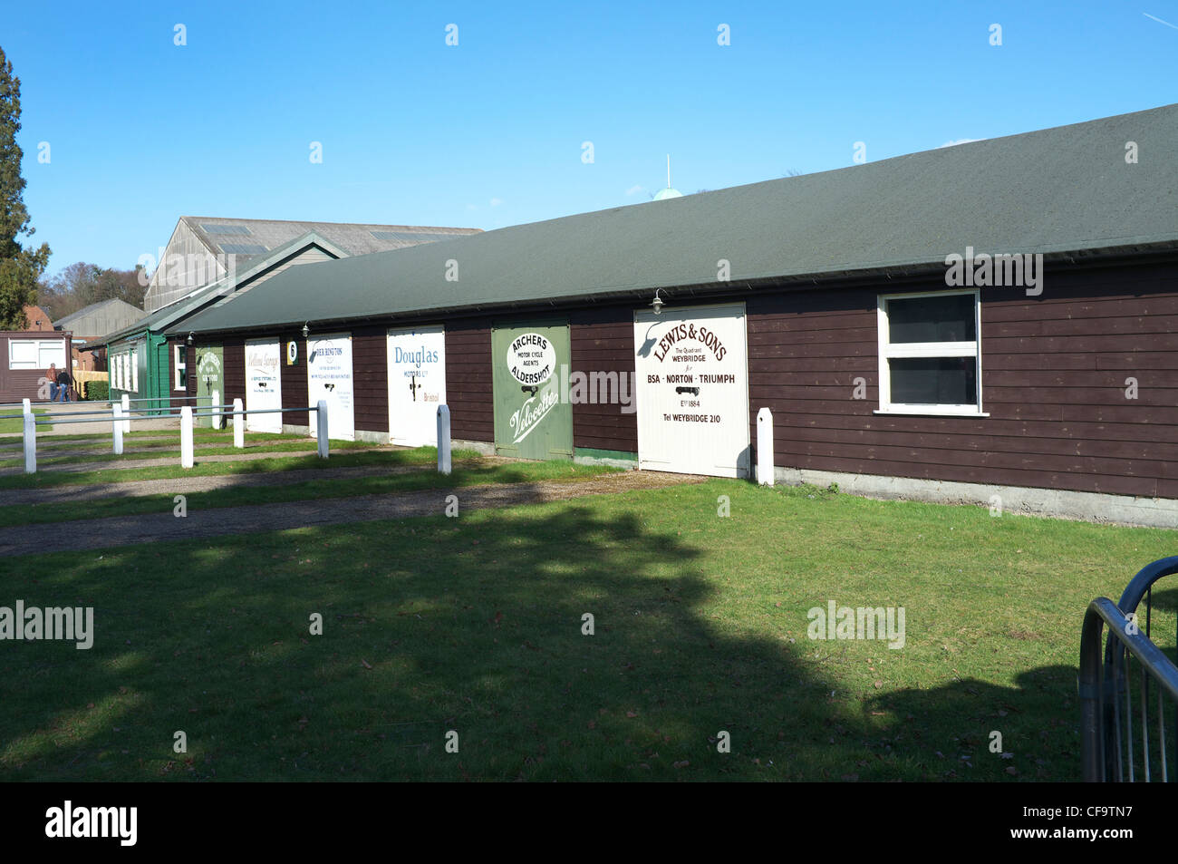 The Jackson shed at Brooklands Motor Museum, Weybridge, Surrey, home