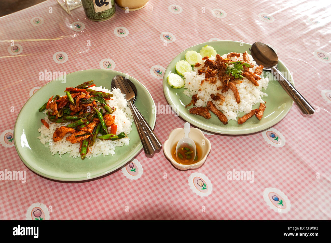 Elk208-4088 Thailand, Soppong, Thai food Stock Photo