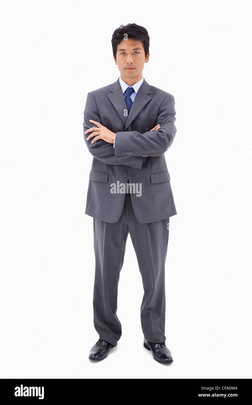 Portrait of a businessman with the arms crossed Stock Photo