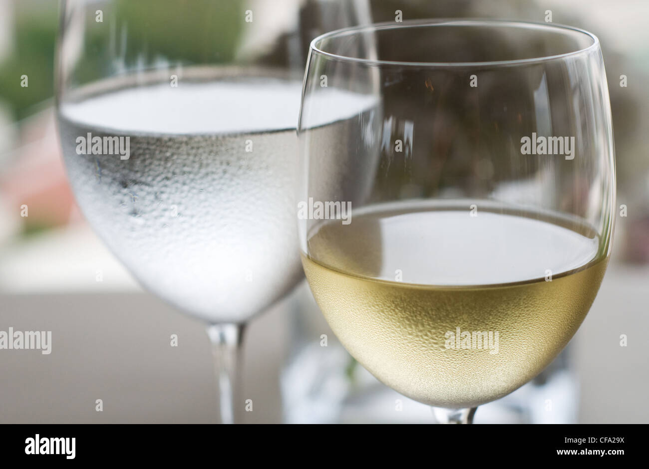 Glass white wine condensation hi-res stock photography and images ...