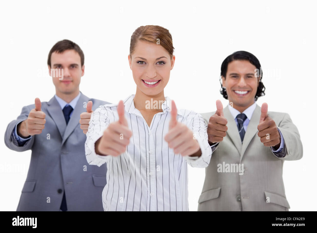 Business team approving Stock Photo