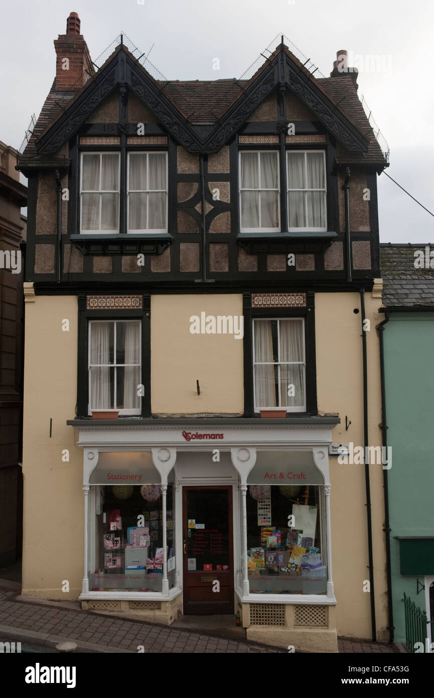 Art materials shop in Great Malvern Stock Photo