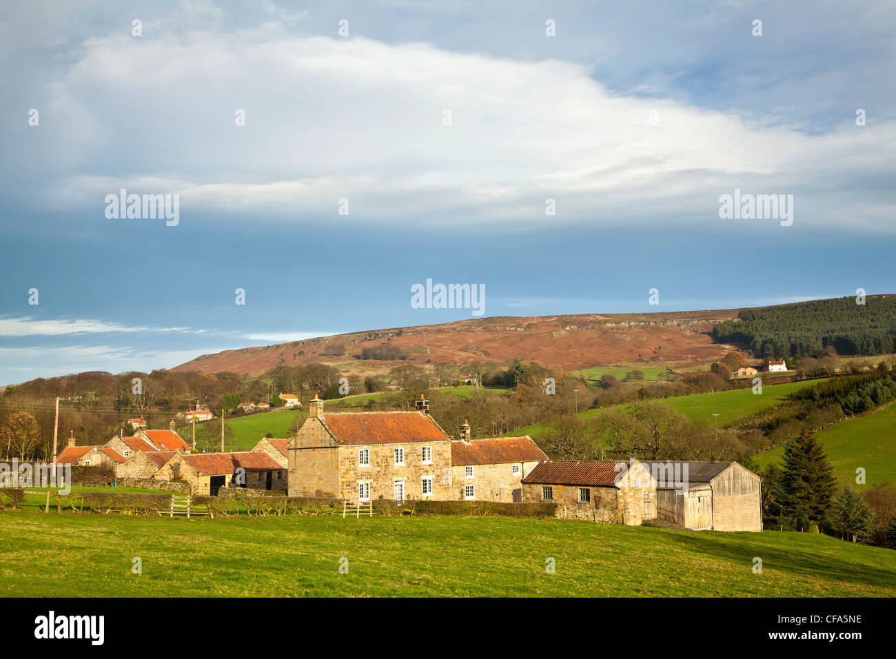 Seave Green in The North Yorkshire Moors. Stock Photo