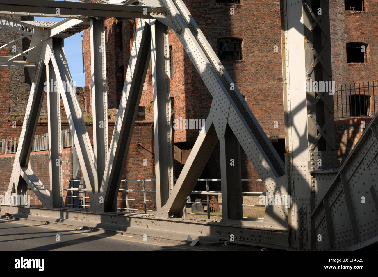 Bascule bridge Liverpool. England Stock Photo Alamy