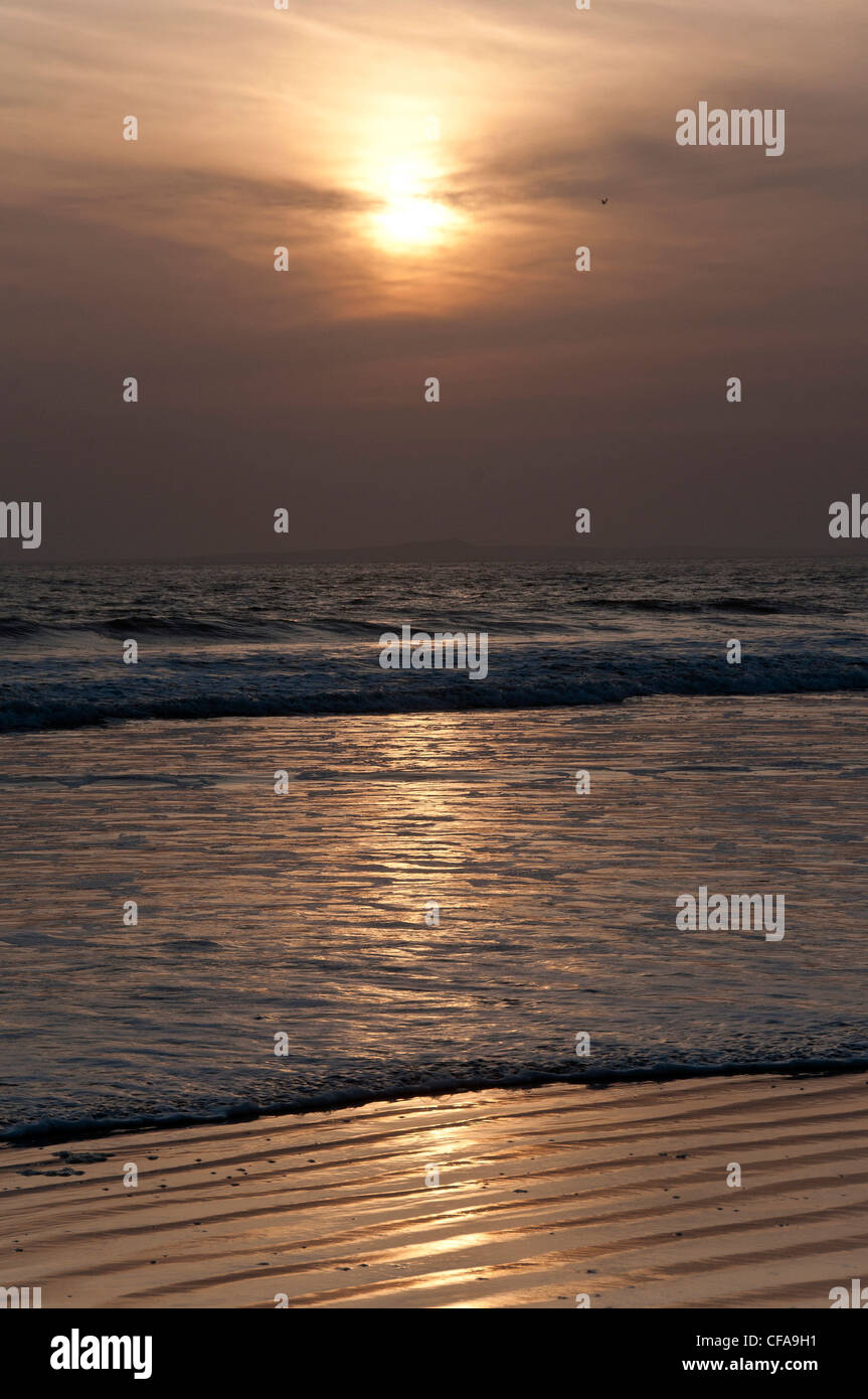 Bahia de san quintin, baja California, Mexico, beach, sea, sun, sunset Stock Photo Alamy