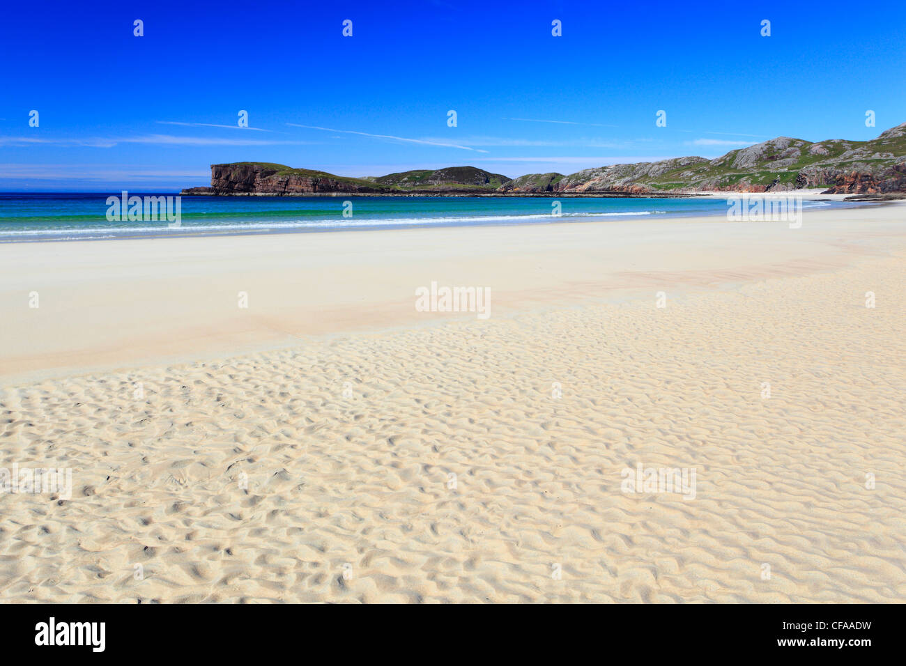 Bay, dune, dunes, Great Britain, Highland, highlands, sky, highland