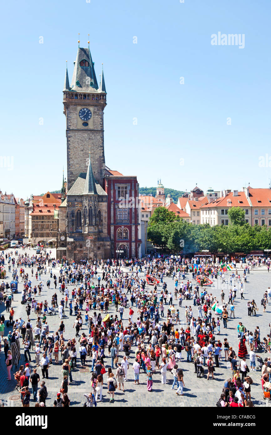 Church of Our Lady before Týn (Tyn Church) in the Old town (Stare Mesto), Prague, Czech Republic Stock Photo