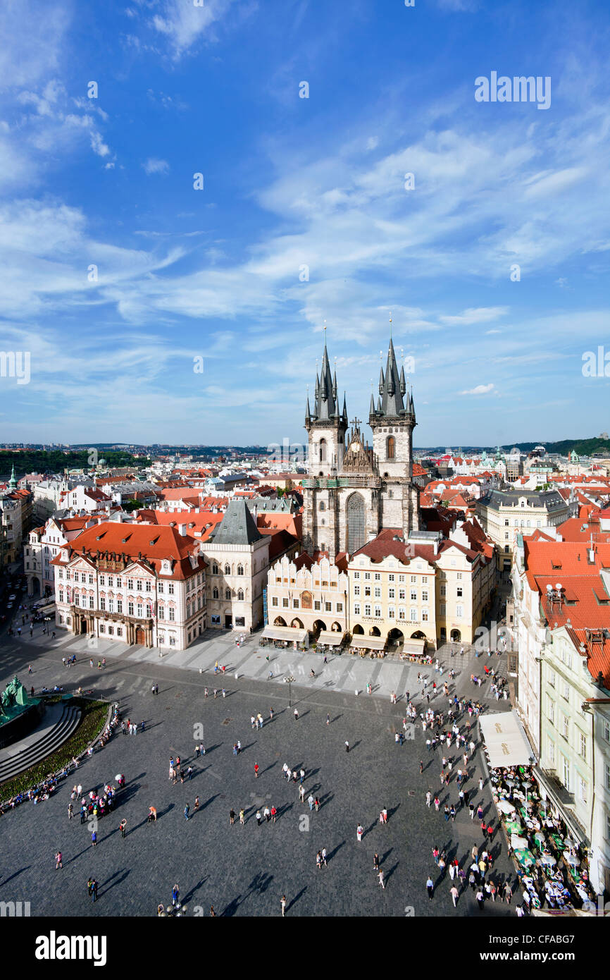 Church of Our Lady before Týn (Tyn Church) in the Old town (Stare Mesto), Prague, Czech Republic Stock Photo