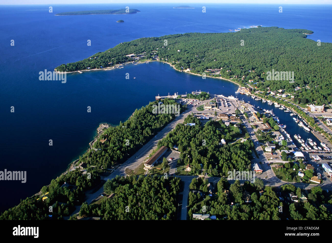 Lake huron aerial hires stock photography and images Alamy