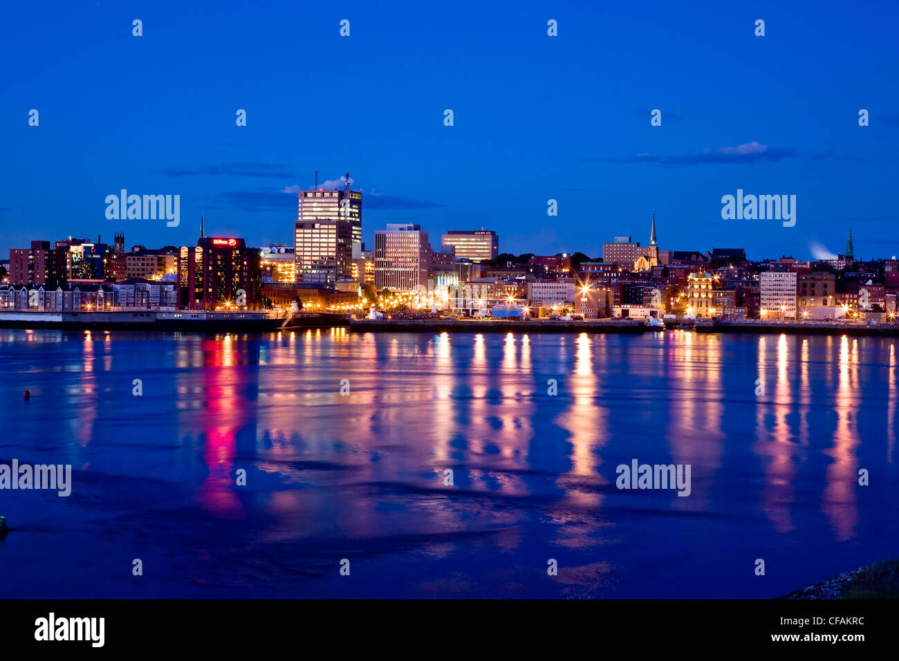 Saint john skyline new brunswick hires stock photography and images