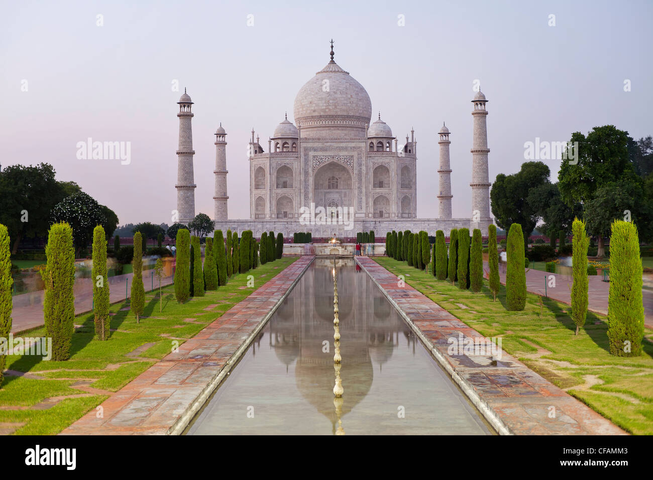 Taj Mahal, UNESCO World Heritage Site, Agra, Uttar Pradesh state, India, Asia Stock Photo