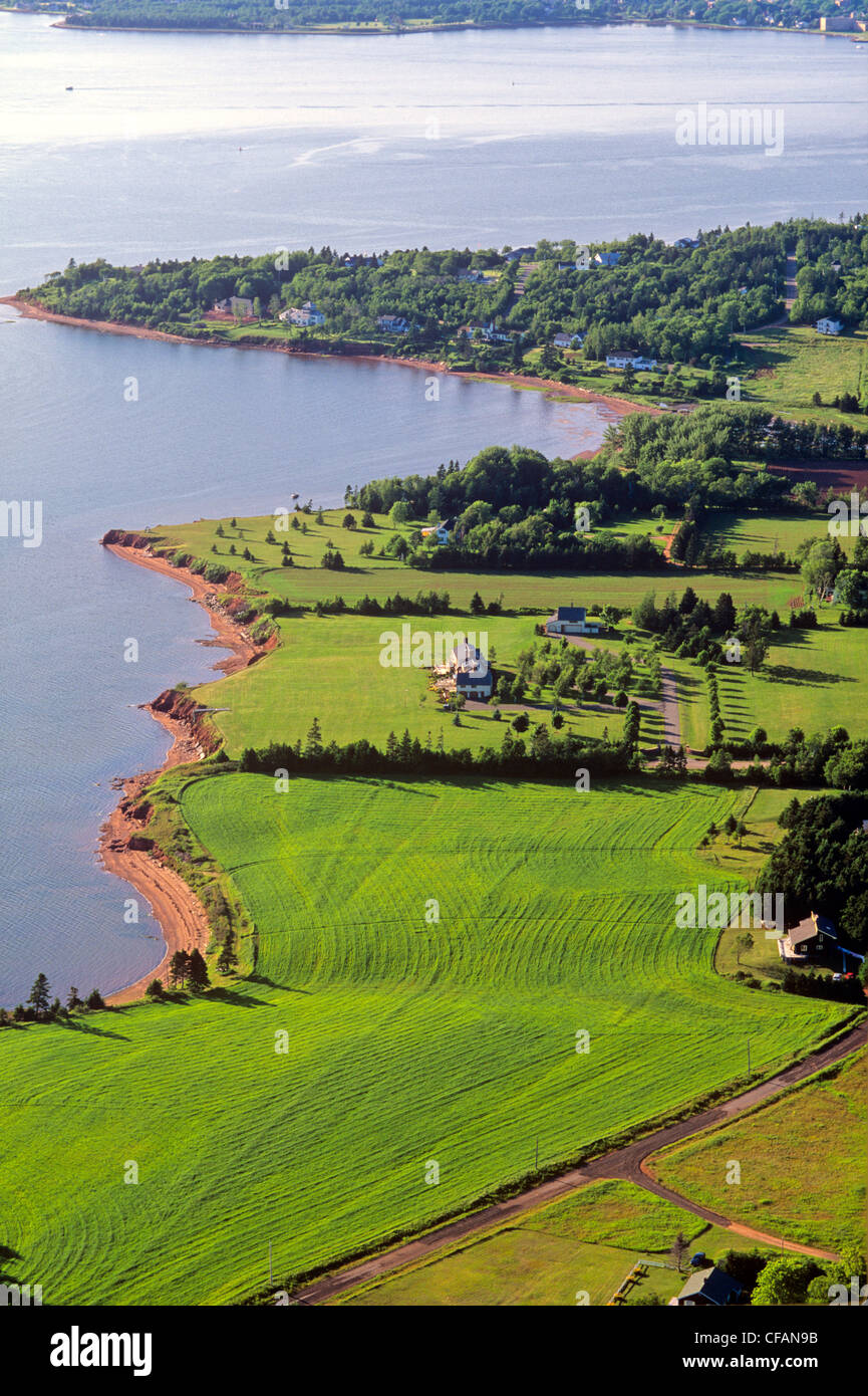 Aerial view of Keppoch, Prince Edward Island, Canada Stock Photo Alamy