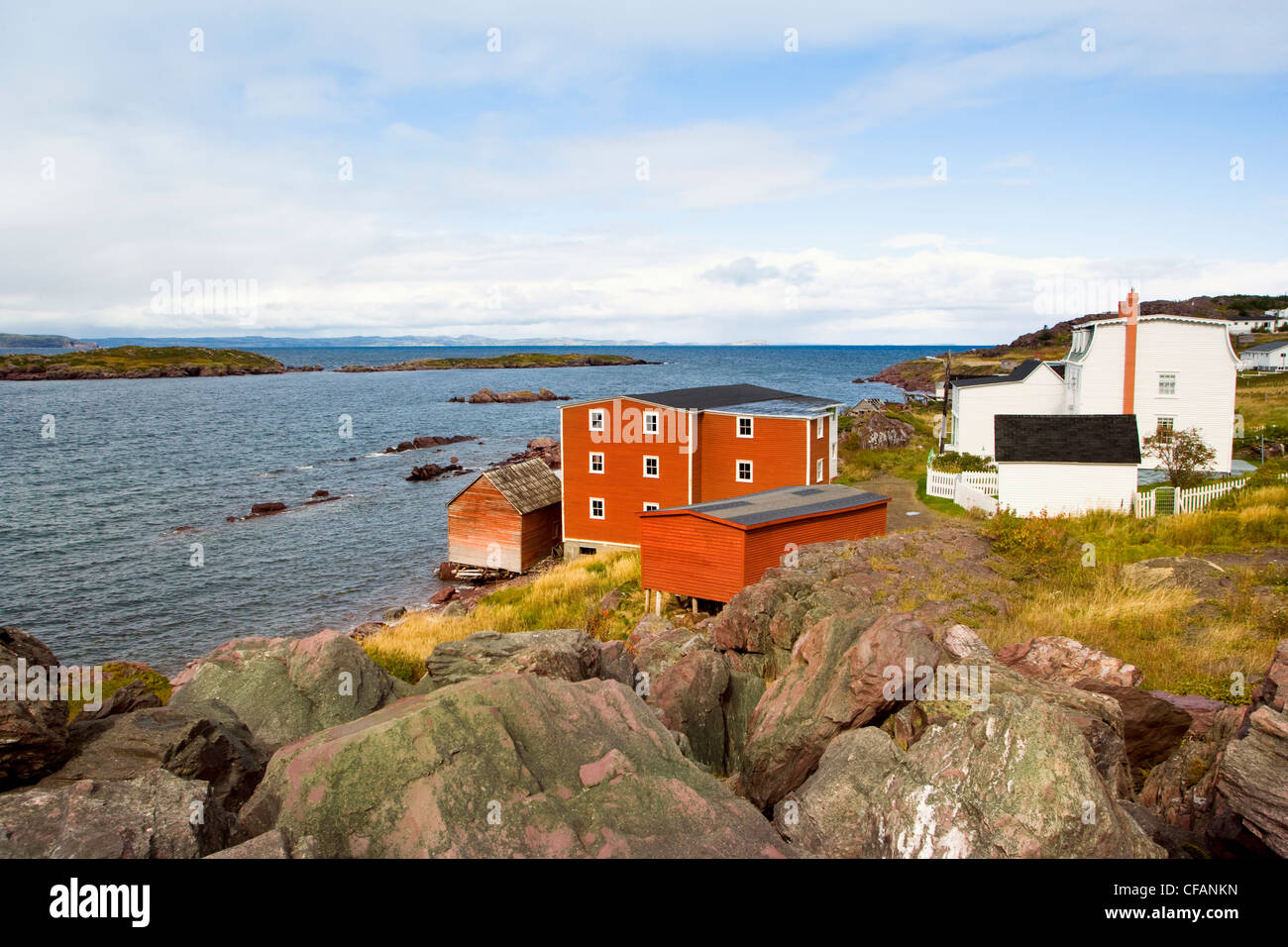 House on the shores of Red Cliff, Newfoundland and Labrador, Canada Stock Photo Alamy