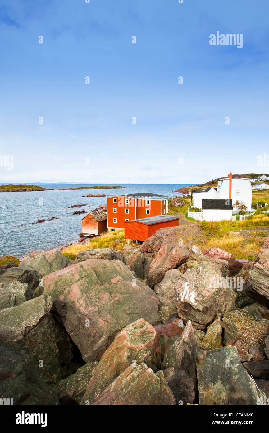 House on the shores of Red Cliff, Newfoundland and Labrador, Canada