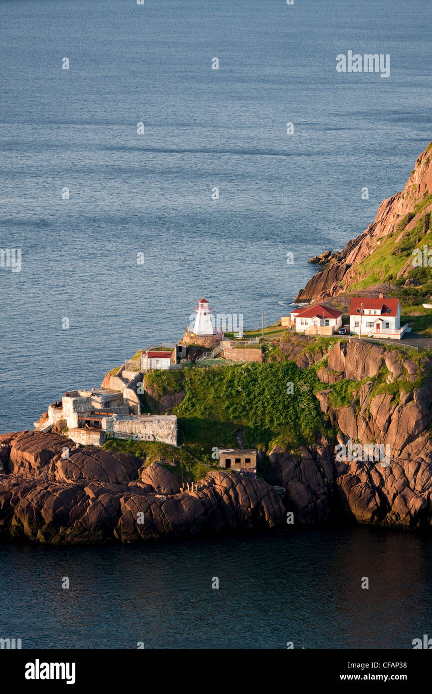 Fort Amherst Lighthouse, on the south side of St. John's Harbour