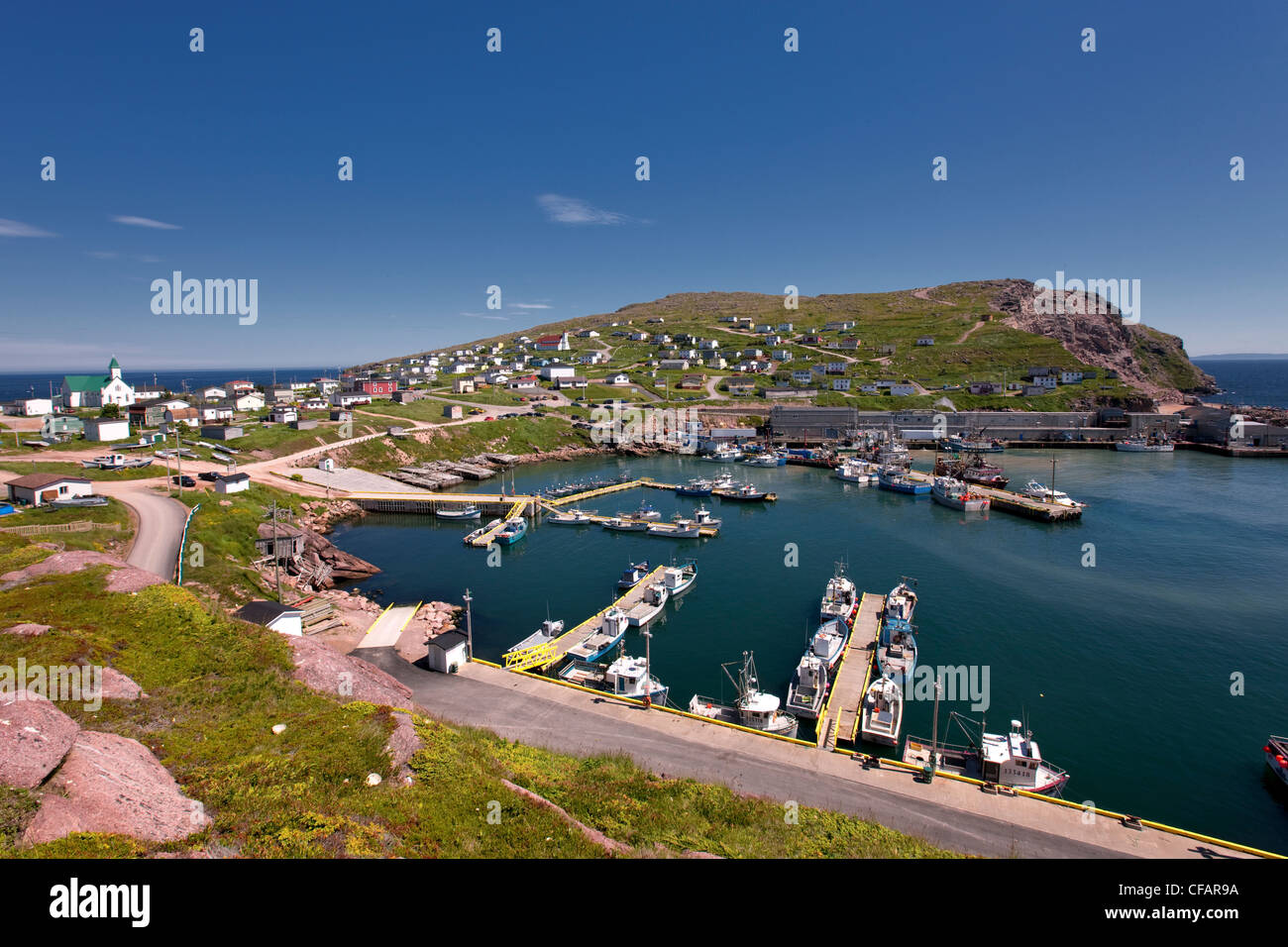 Village and harbour of Bay de Verde, Newfoundland and Labrador, Canada