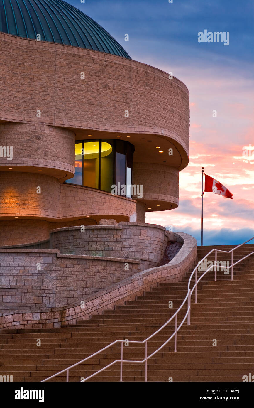 Exterior of Canadian Museum of Civilization, Hull, Quebec, Canada Stock Photo