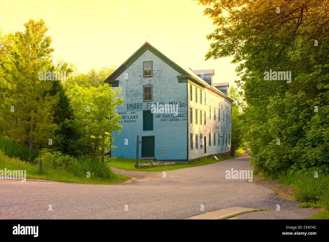 Old Baltimore Flour Mill, Baltimore, Ontario, Canada Stock Photo Alamy